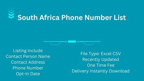 South-Africa Phone Number List
